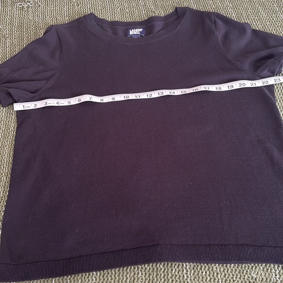 Lands End Cotton Sweater - Picture 4 of 6